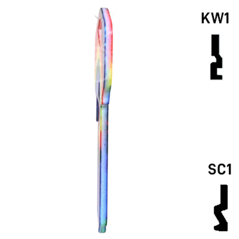 Happy Keys- Tie-Dye Key (Choose Keyway) - Image 19