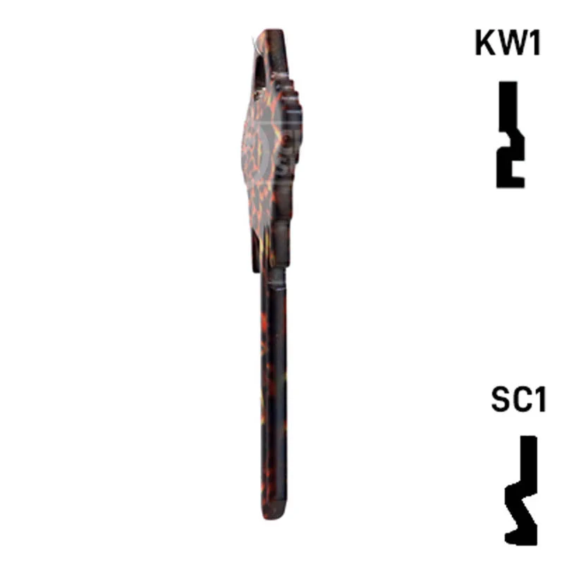 Happy Keys- Tiger Print Key (Choose Keyway) - Image 20