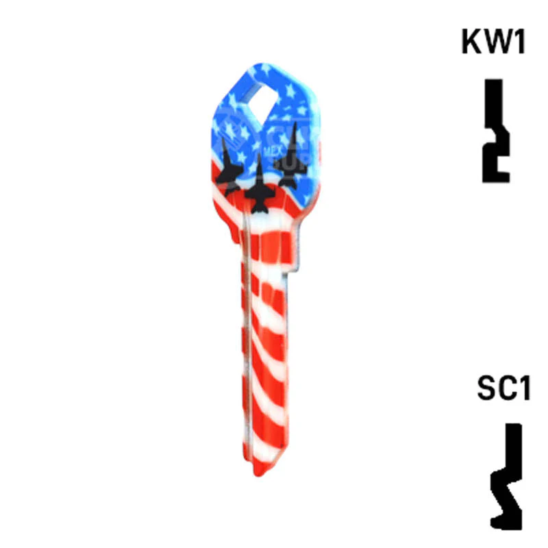 Happy Keys- US Salute Key (Choose Keyway) - Image 10
