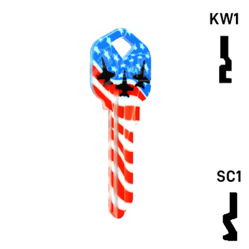 Happy Keys- US Salute Key (Choose Keyway) - Image 16