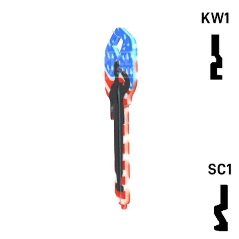 Happy Keys- US Salute Key (Choose Keyway) - Image 21