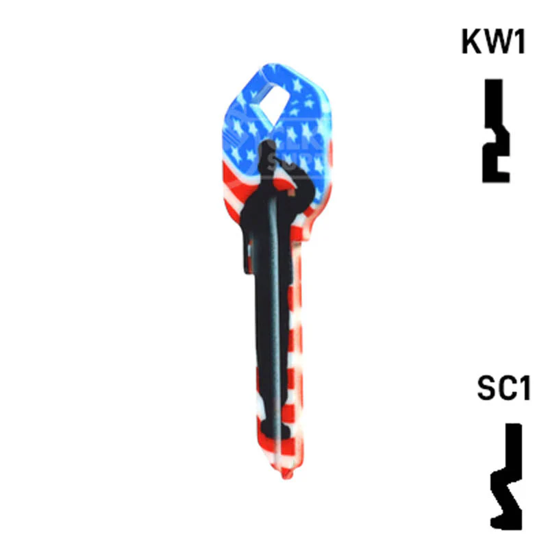 Happy Keys- US Salute Key (Choose Keyway) - Image 22