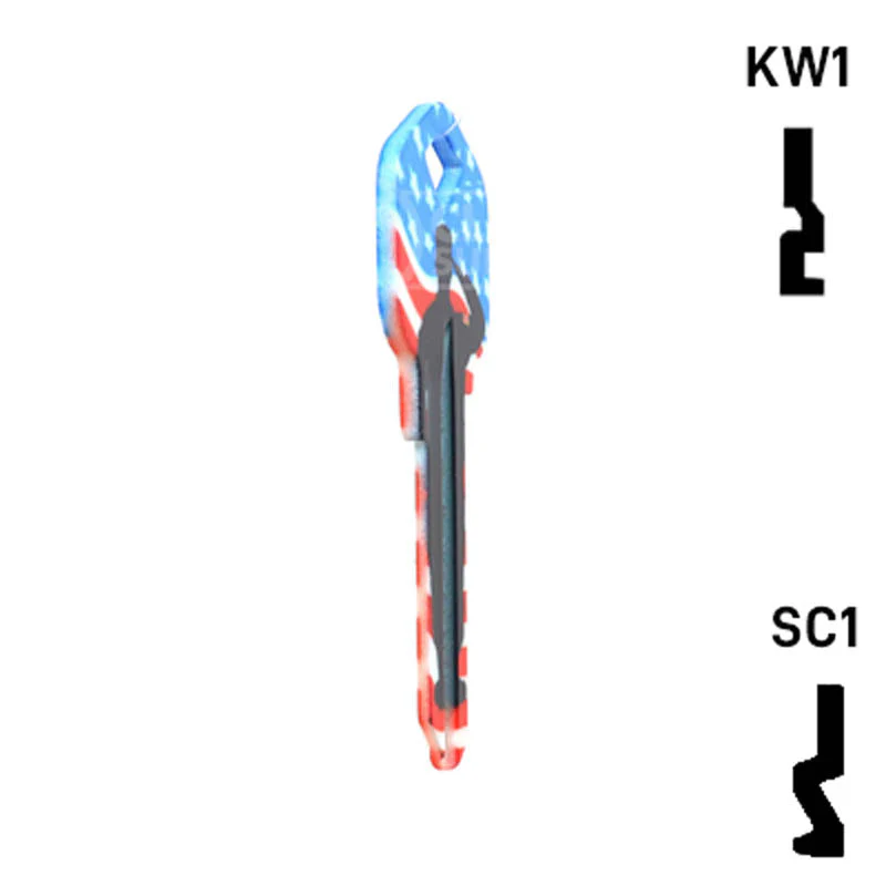 Happy Keys- US Salute Key (Choose Keyway) - Image 6