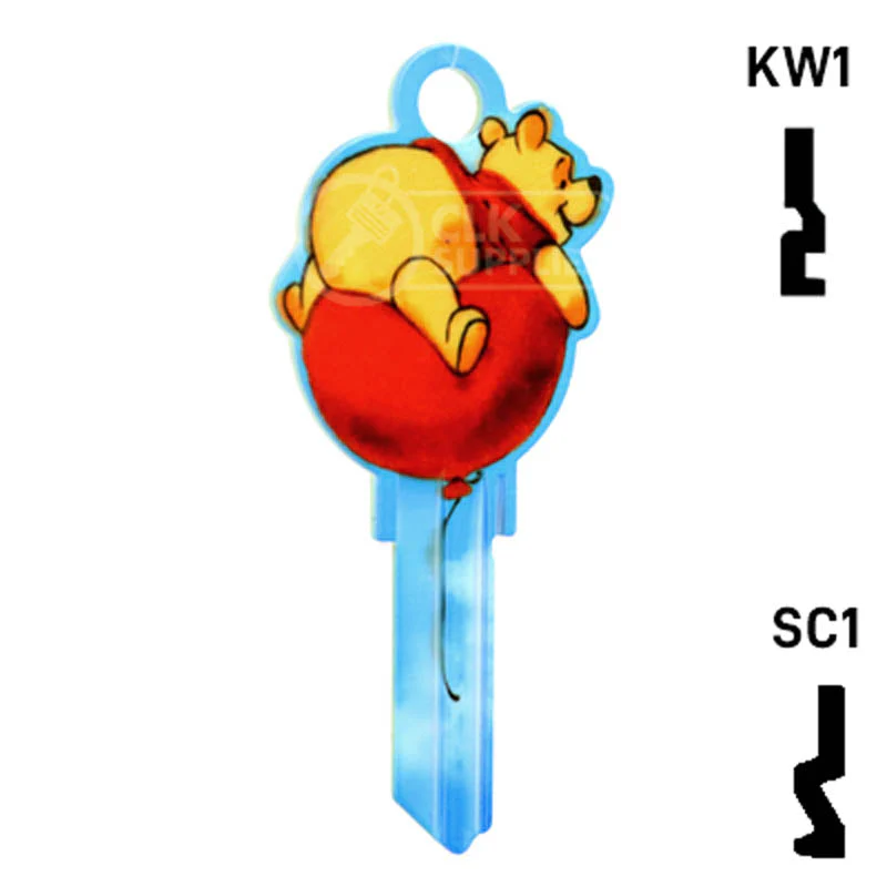 Happy Keys- Winnie the Pooh (Choose Keyway) - Image 3