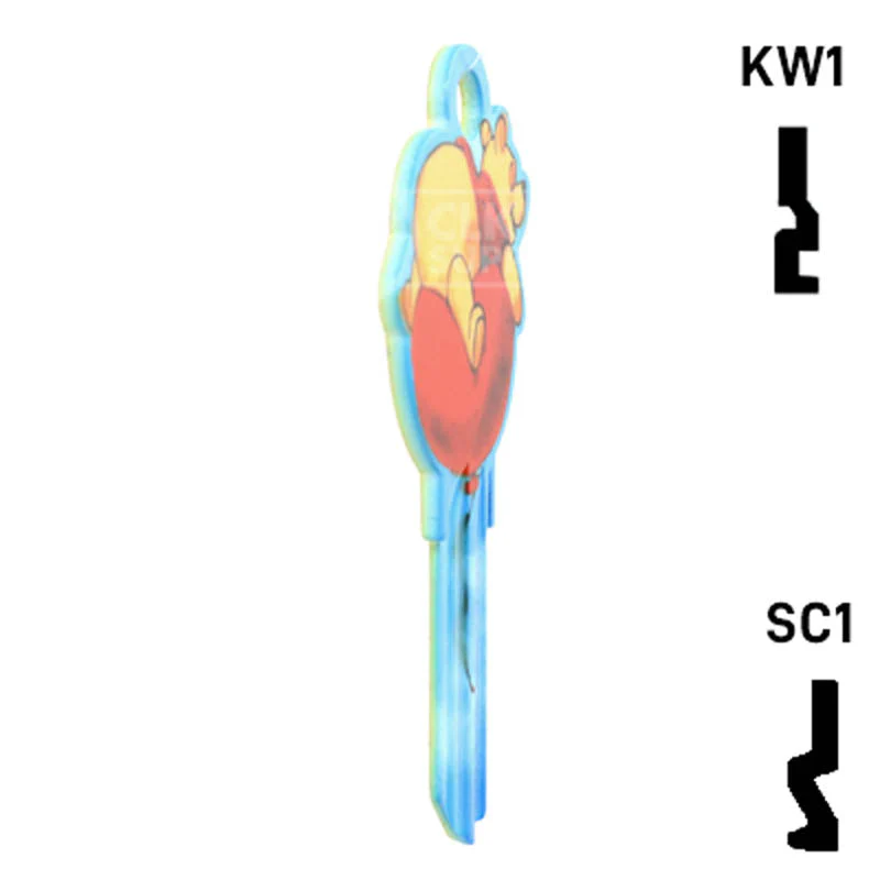 Happy Keys- Winnie the Pooh (Choose Keyway) - Image 6