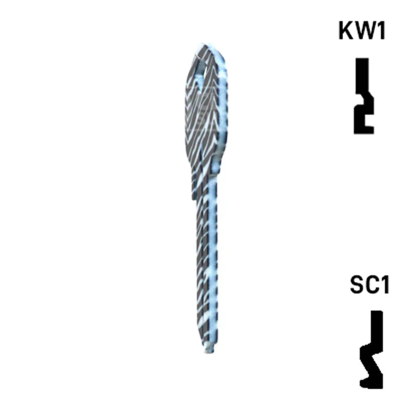 Happy Keys- Zebra Key (Choose Keyway) - Image 20