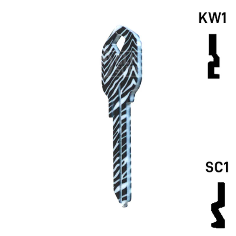 Happy Keys- Zebra Key (Choose Keyway) - Image 21