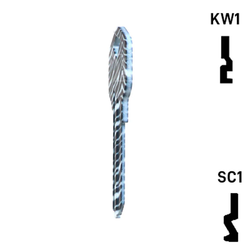 Happy Keys- Zebra Key (Choose Keyway) - Image 8