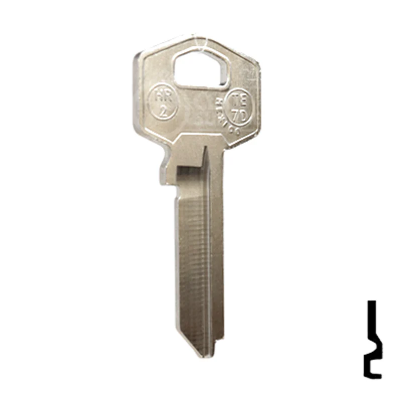 Uncut Key Blank | Harloc, Tesa | TE-7D, HR2 - Image 15