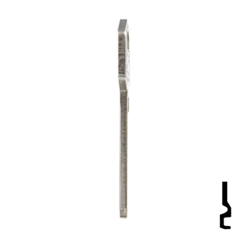 Uncut Key Blank | Harloc, Tesa | TE-7D, HR2 - Image 6
