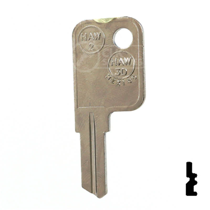 Uncut Key Blank | Haworth | HAW2, 1598 - Image 12