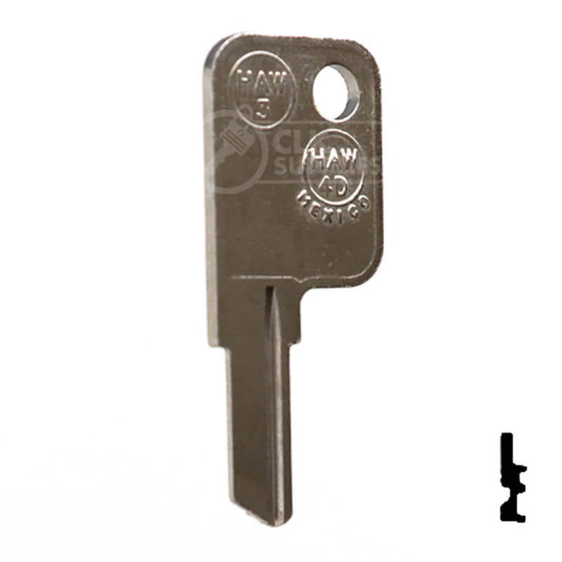 Uncut Key Blank | Haworth | HAW3, 1599 - Image 15