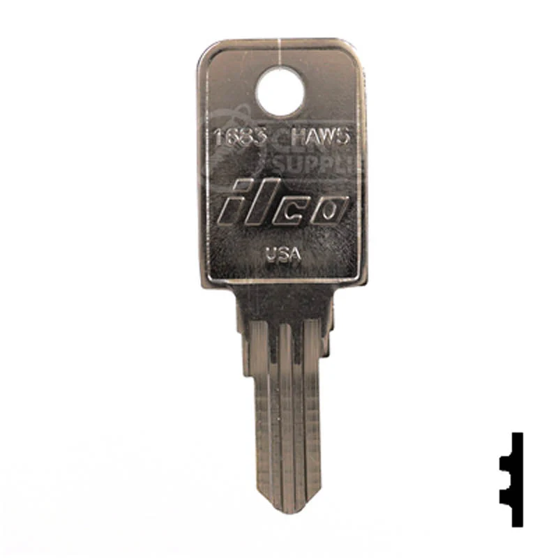 Uncut Key Blank | Haworth | HAW5, 1683