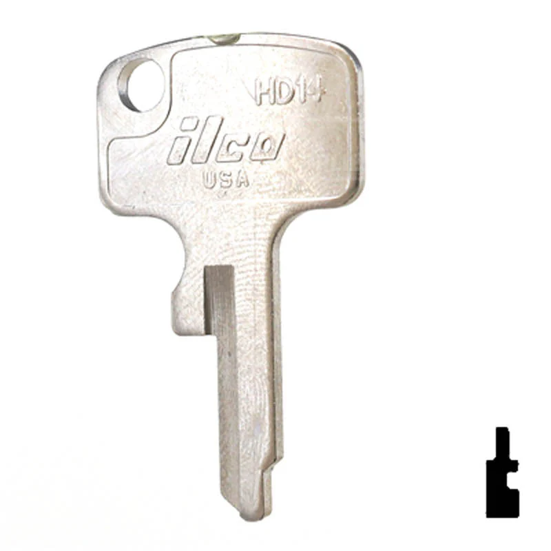 Uncut Key Blank | Honda Motorcycle | HD14 - Image 24