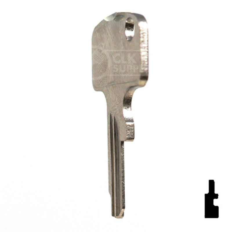 Uncut Key Blank | Honda Motorcycle | HD14 - Image 9