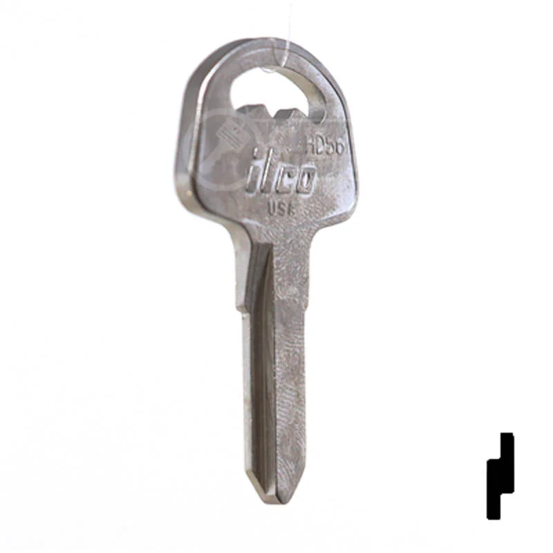 Uncut Key Blank | Honda Motorcycle, ATV | HD56 - Image 4
