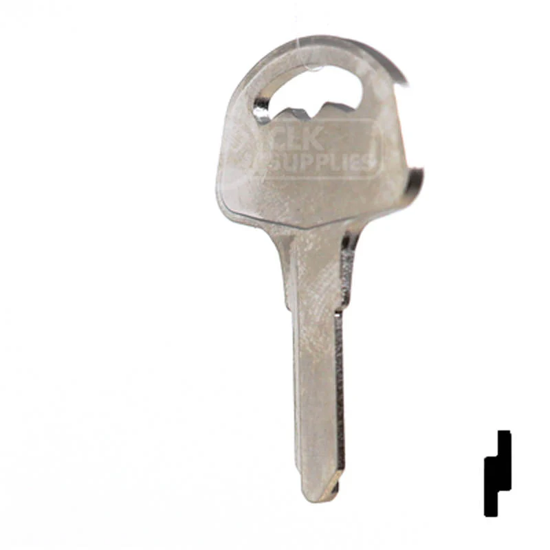 Uncut Key Blank | Honda Motorcycle, ATV | HD56 - Image 9