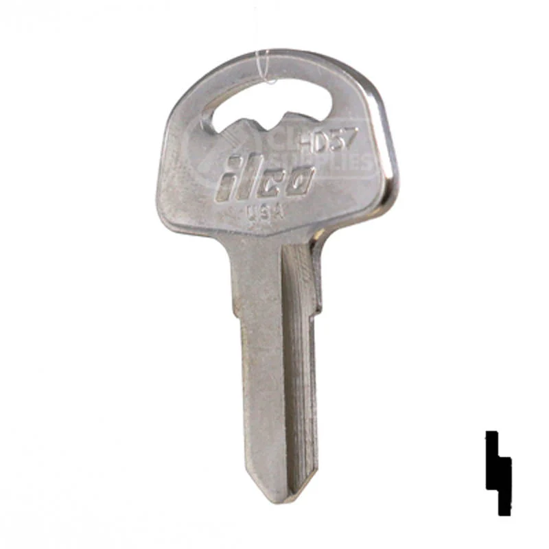 Uncut Key Blank | Honda Motorcycle, ATV | HD57 - Image 22