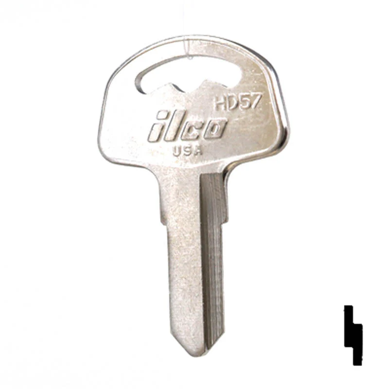 Uncut Key Blank | Honda Motorcycle, ATV | HD57 - Image 23