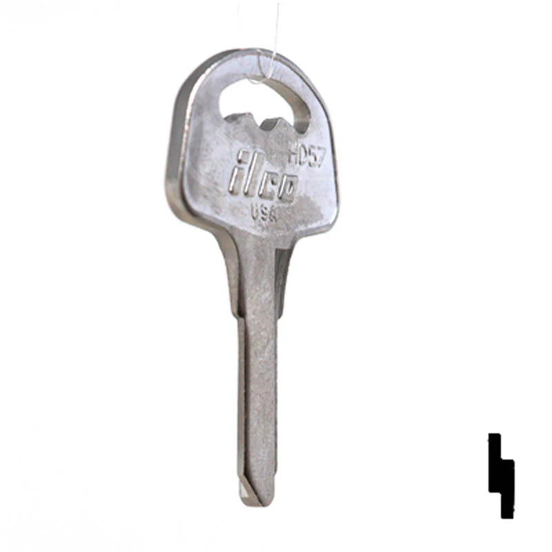 Uncut Key Blank | Honda Motorcycle, ATV | HD57 - Image 4