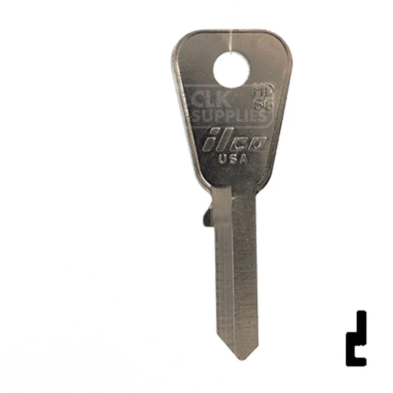 Uncut Key Blank | Honda Motorcycle | HD66