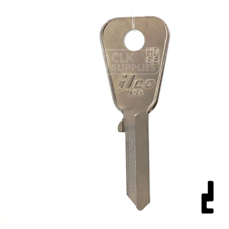 Uncut Key Blank | Honda Motorcycle | HD66 - Image 24
