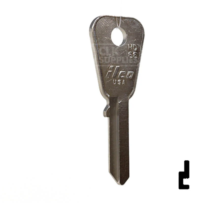Uncut Key Blank | Honda Motorcycle | HD66 - Image 3