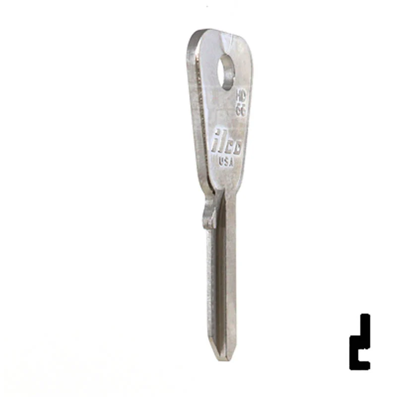 Uncut Key Blank | Honda Motorcycle | HD66 - Image 5