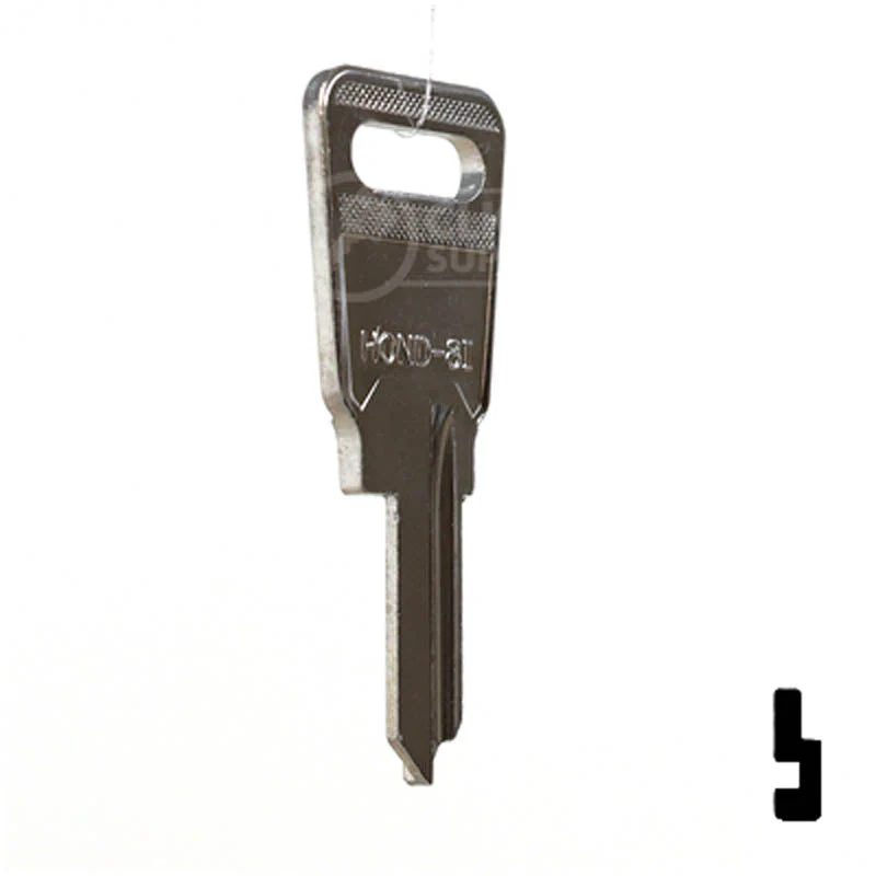 Uncut Key Blank | Honda Motorcycle | HD68 - Image 16