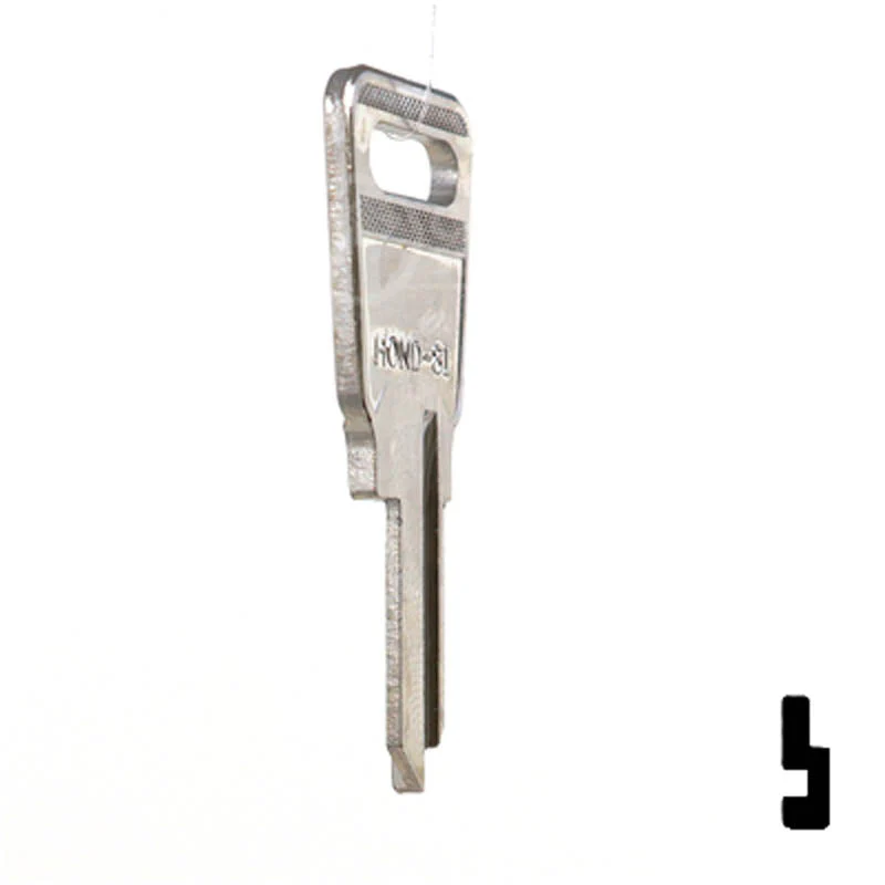 Uncut Key Blank | Honda Motorcycle | HD68 - Image 17