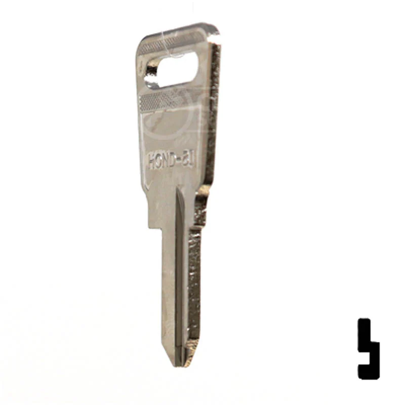 Uncut Key Blank | Honda Motorcycle | HD68 - Image 9