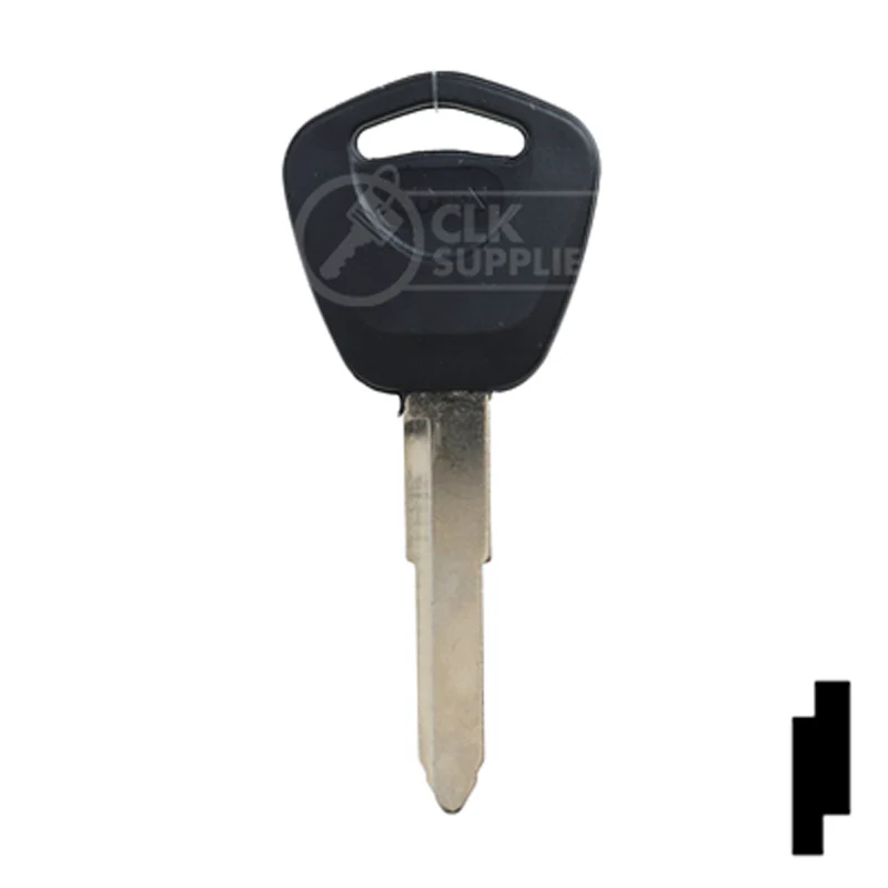Uncut Plastic Head Key Blank | Honda, Acura | HD101, X208