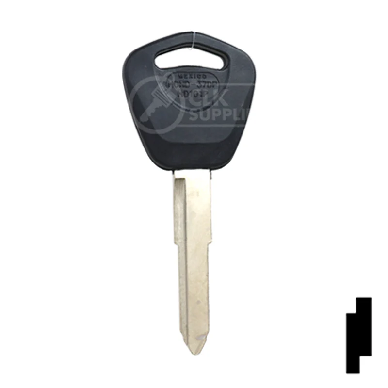 Uncut Plastic Head Key Blank | Honda, Acura | HD101, X208 - Image 15