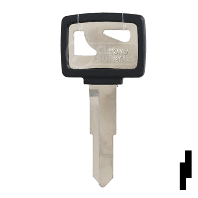Uncut Plastic Head Key | Honda | HON39P, HOND-19D.P - Image 13