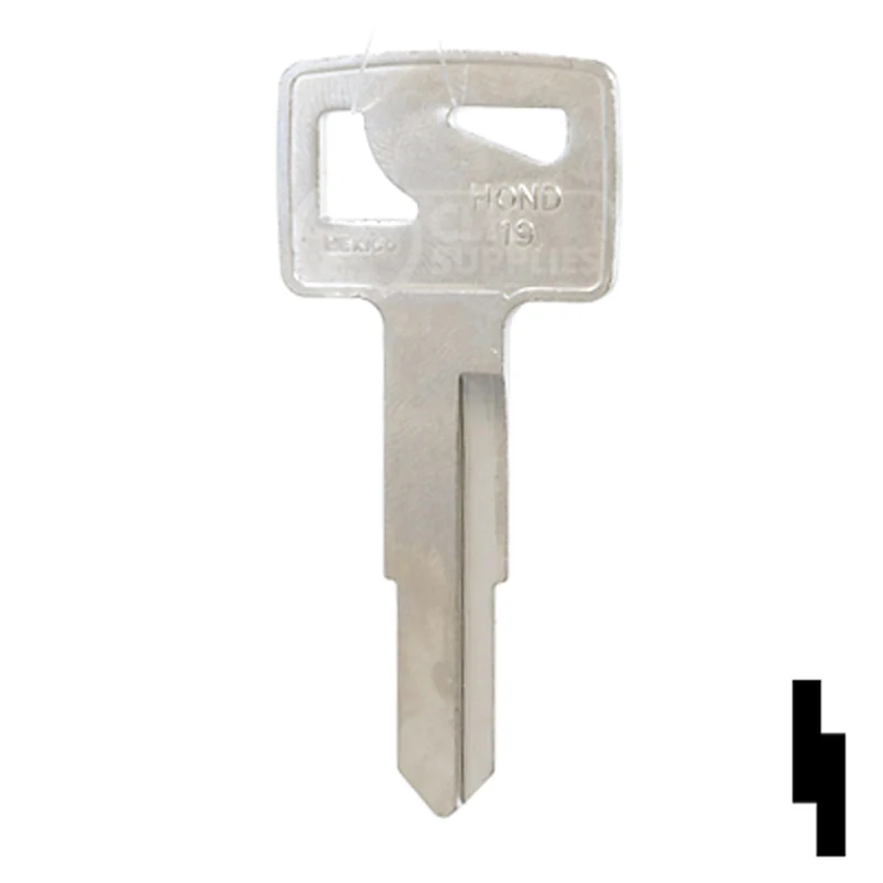 Uncut Key Blank | Honda | HOND-19, HO58 - Image 12