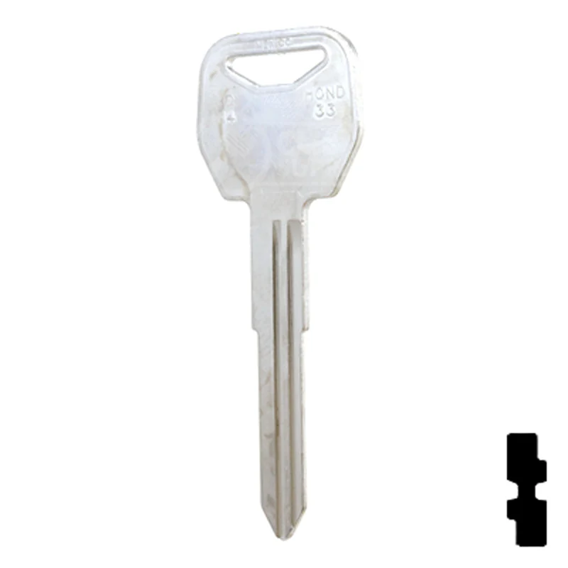 Uncut Motorcycle Key Blank | Honda | HD109, HOND-33 - Image 11