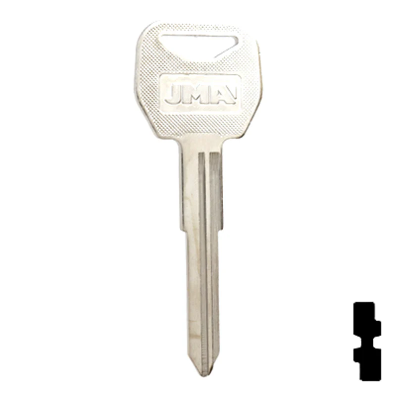 Uncut Motorcycle Key Blank | Honda | HD109, HOND-33 - Image 2