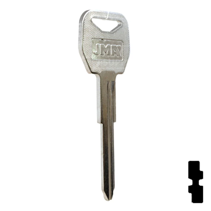 Uncut Motorcycle Key Blank | Honda | HD109, HOND-33 - Image 4