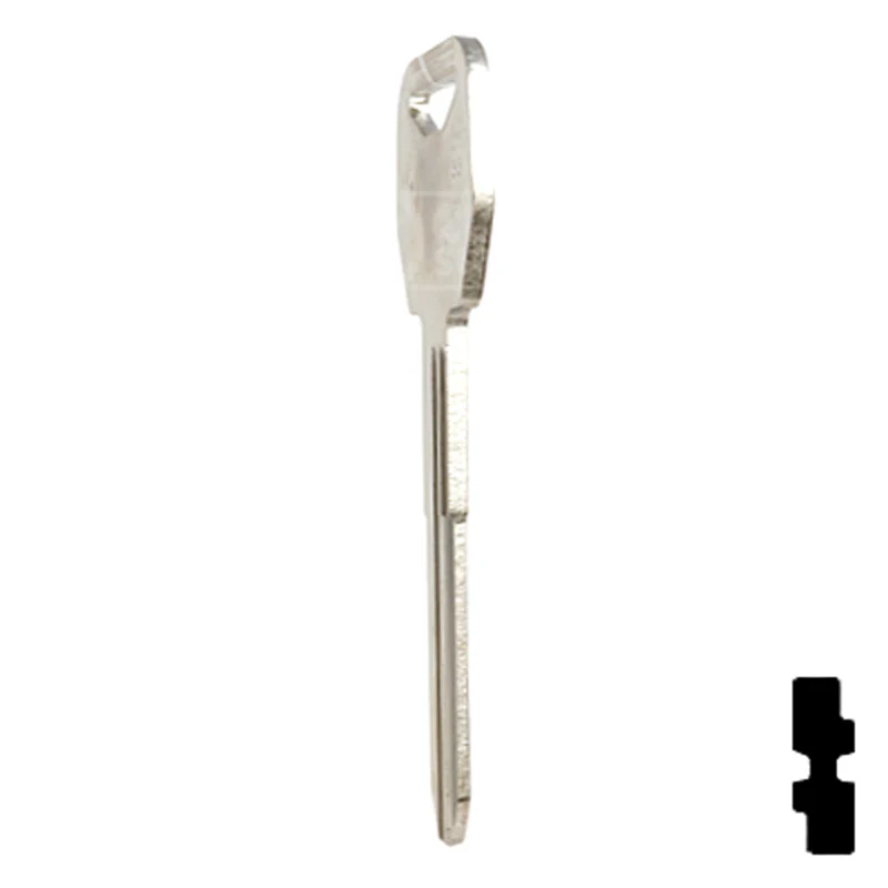 Uncut Motorcycle Key Blank | Honda | HD109, HOND-33 - Image 8