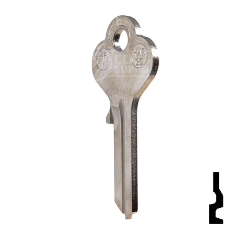 Uncut Key Blank | Harloc | HR1, 1014C - Image 10