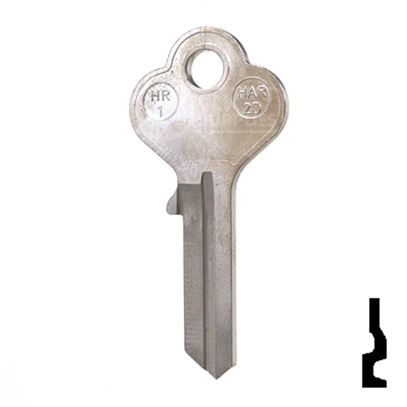Uncut Key Blank | Harloc | HR1, 1014C - Image 12