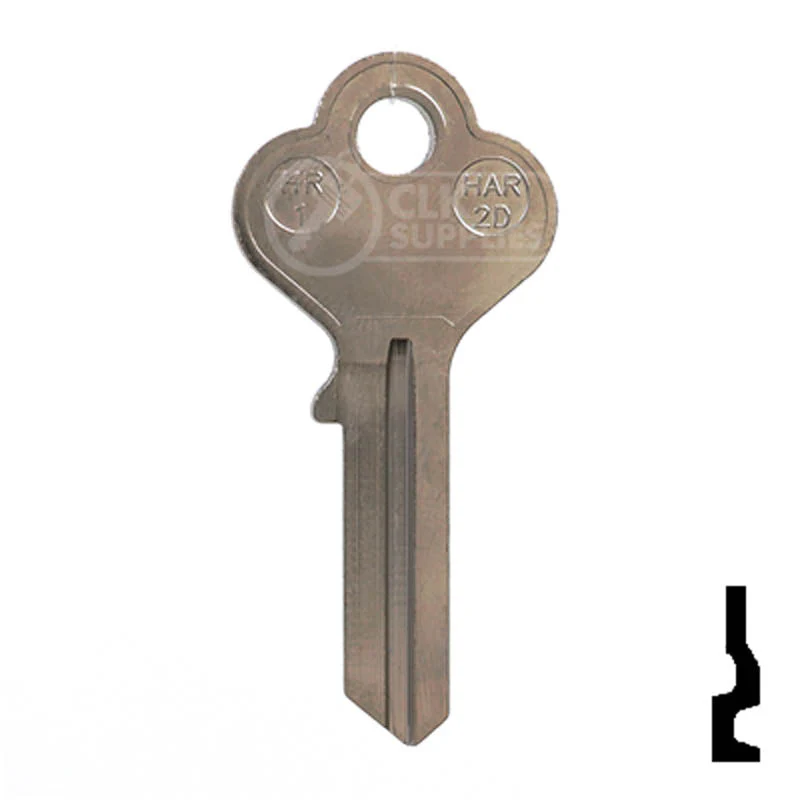 Uncut Key Blank | Harloc | HR1, 1014C - Image 14