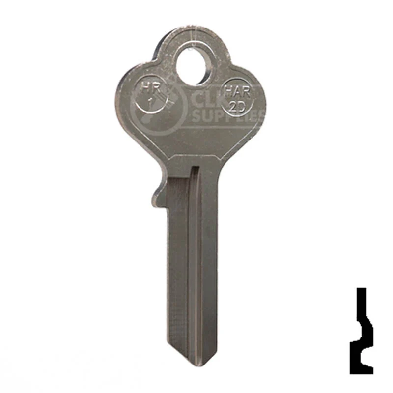 Uncut Key Blank | Harloc | HR1, 1014C - Image 15