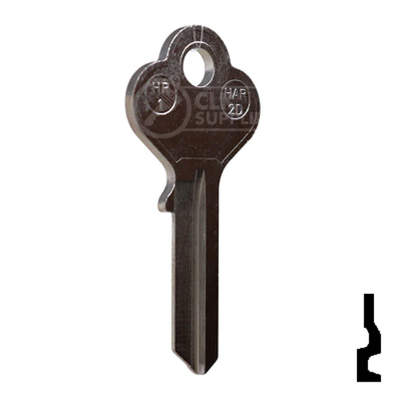 Uncut Key Blank | Harloc | HR1, 1014C - Image 16