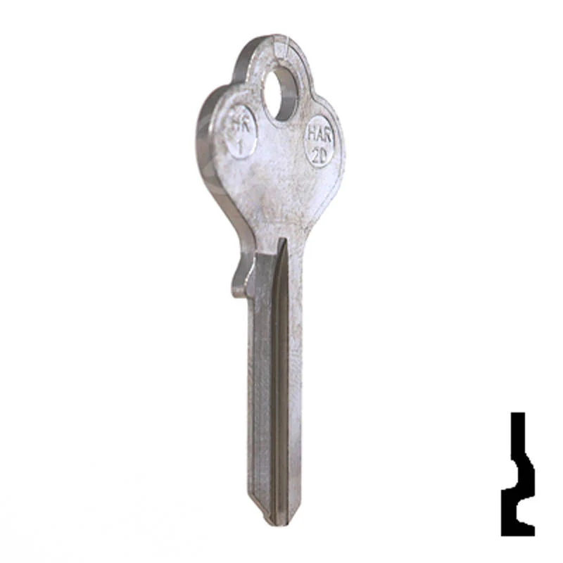 Uncut Key Blank | Harloc | HR1, 1014C - Image 17
