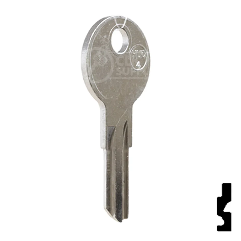 Uncut Key Blank | Hudson, Briggs & Straton | HUD4-NP,1098X - Image 16