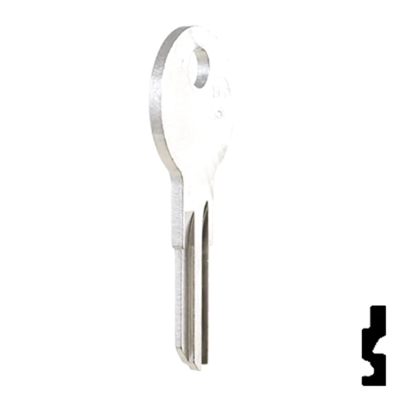 Uncut Key Blank | Hudson, Briggs & Straton | HUD4-NP,1098X - Image 17