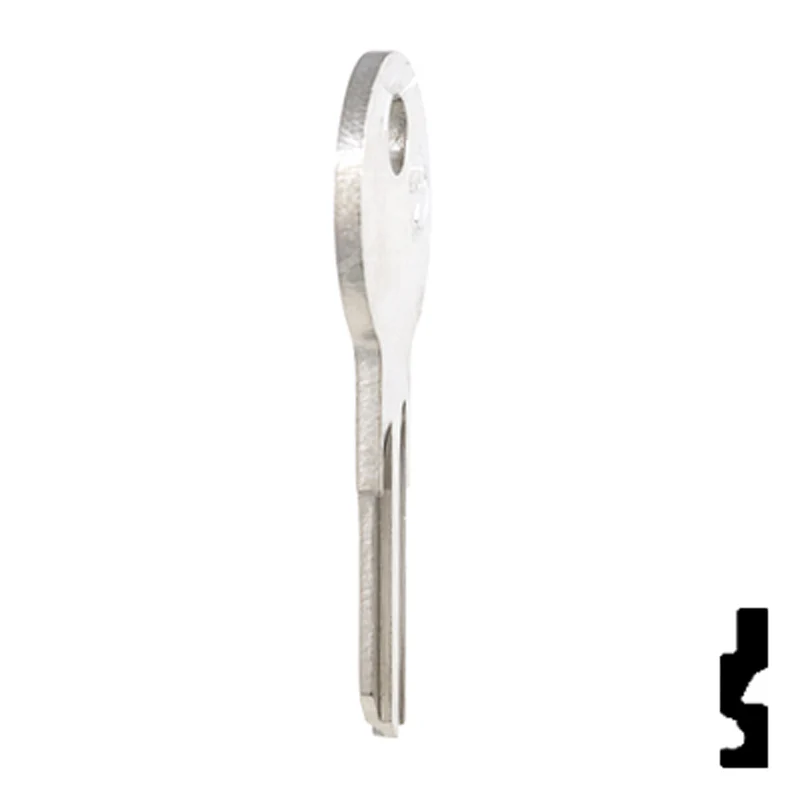 Uncut Key Blank | Hudson, Briggs & Straton | HUD4-NP,1098X - Image 18