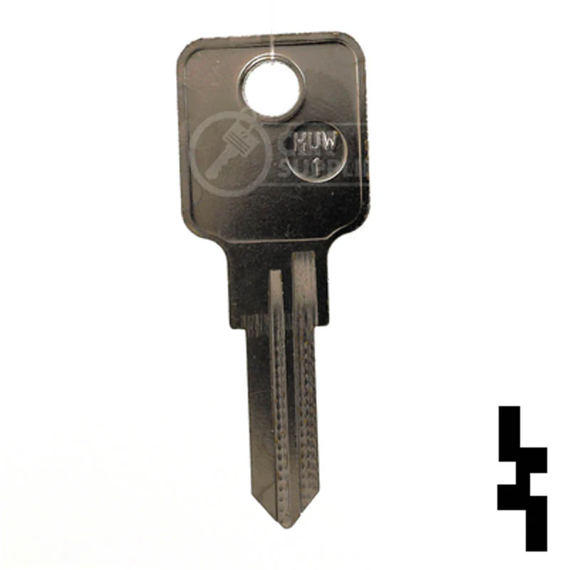 Uncut Key Blank | Better Built , Kobalt | HUW-1 - Image 13