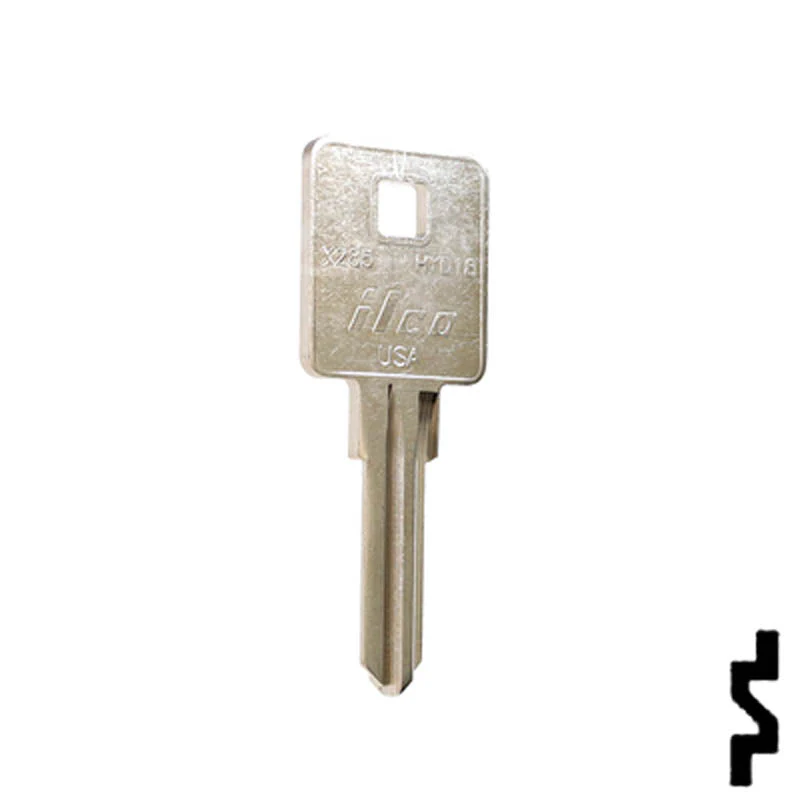 Uncut Key Blank | Harley Davidson | X285, HYD18 - Image 3